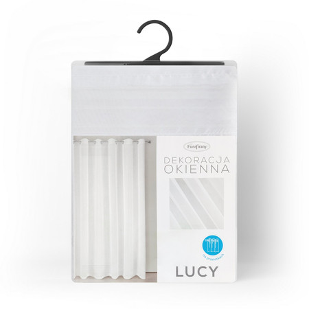 FIRANA GOTOWA LUCY 200 X 250 CM BIAŁY