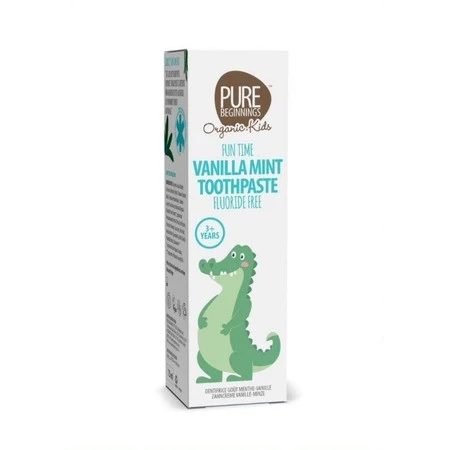 Pure Beginnings − Vanilla Mint, pasta do zębów bez fluoru − 75 ml