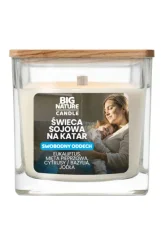 Big Nature Świeca sojowa na katar Swobodny oddech 220g