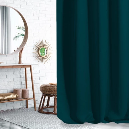 ZASŁONA GOTOWA LOGAN NA TAŚMIE 135 X 270 CM PETROL