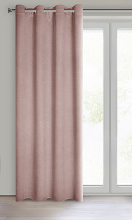 ZASŁONA GOTOWA CARLO 135 X 250 CM PUDROWY RÓŻ