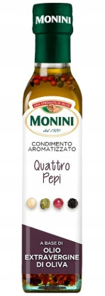 Monini oliwa z oliwek extra vergine  250 ml aromat cztery pieprze