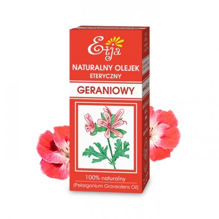Etja - Naturalny olejek eteryczny. Geraniowy - 10 ml