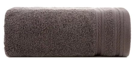 Ręcznik z ozdobną bordiurą w pasy szerokość: 70 cm, długość: 140 cm, kolor: kremowy