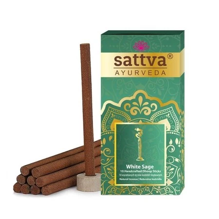 Sattva Kadzidła Słupkowe White Sage 10 szt