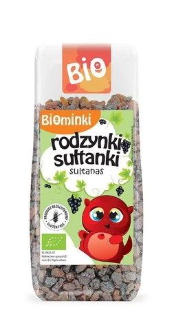 RODZYNKI SUŁTANKI BIO 150 g - BIOMINKI