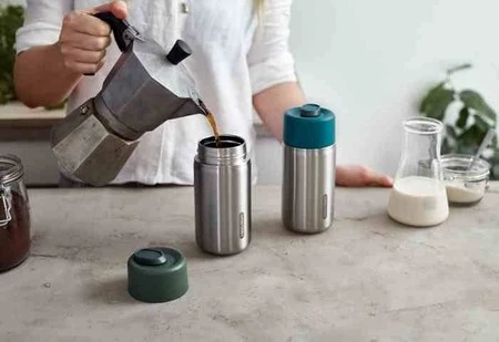 BB - Kubek termiczny stalowy, morski