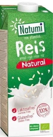 NATUMI Napój ryżowy bezglutenowy BIO 1L