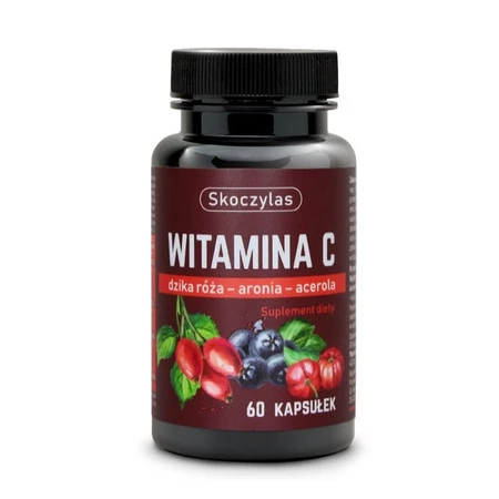 Skoczylas Witamina C TRIO 60 kap odporność acerola