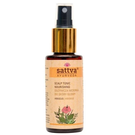 Sattva - Wcierka do skóry głowy odżywcza Hibiskus 100ml KRÓTKA DATA 31.10.2025