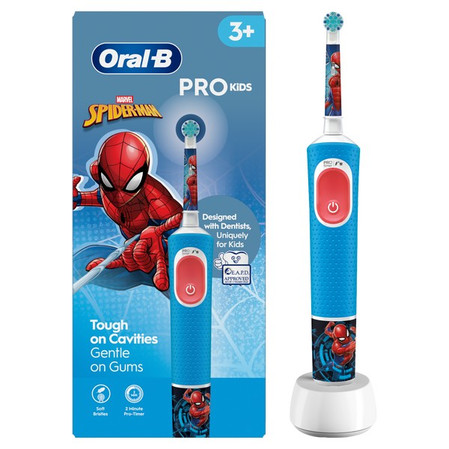 ORAL-B BRAUN SZCZOTECZKA ELEKTRYCZNA STAGES D103 PRO SPIDERMAN