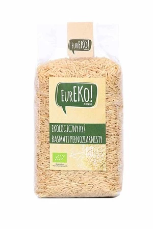 Eureko − Ryż basmati pełnoziarnisty BIO − 500 g