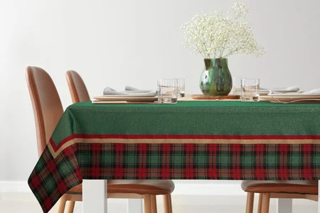 Obrus gobelinowy rozm.: 90 x 90 cm, kolor: zielony