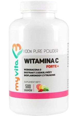 Myvita Vita C Forte+ 500 G Wzmacnia Odporność