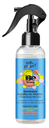 Selfie Project, BE STRONG, Nawilżająca Mgiełka do Włosów, 100 ml.