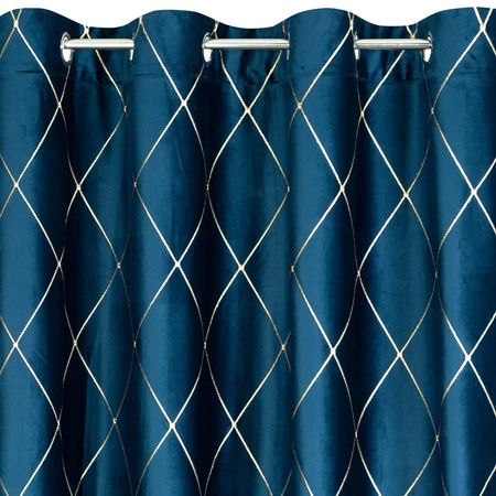 ZASŁONA DEKORACYJNA PIERRE CARDIN MARGO 140 X 250 CM GRANATOWY