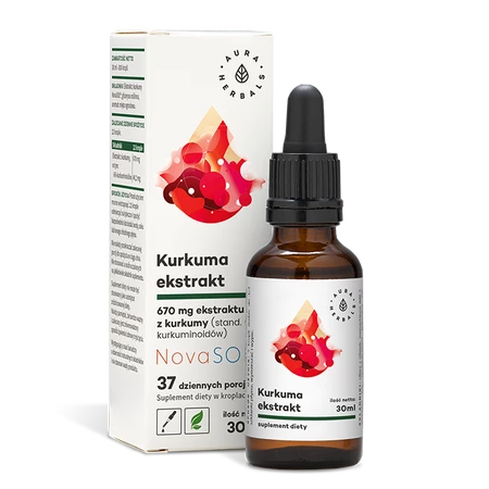 Kurkuma Nova Sol - ekstrakt w kroplach (30 ml)