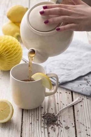 PK - Imbryk 1,1l. kremowy mat