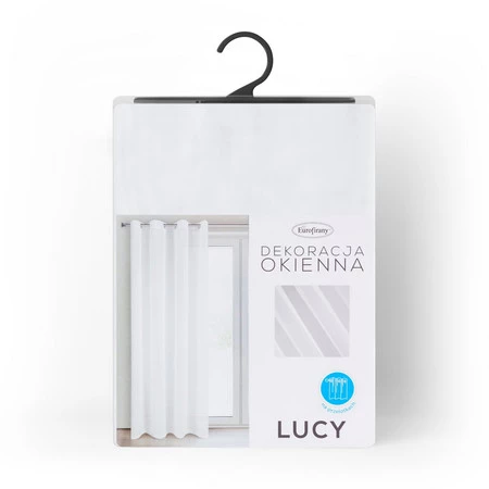 FIRANA GOTOWA LUCY 140 X 250 CM BIAŁY