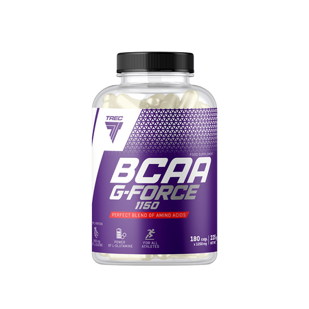 Trec BCAA G-FORCE 1150 Aminokwasy z Glutaminą 180 kaps.