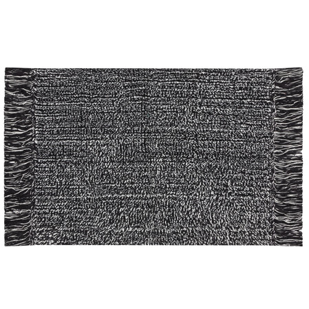 DYWANIK ŁAZIENKOWY LANA 50 X 70 CM CZARNY