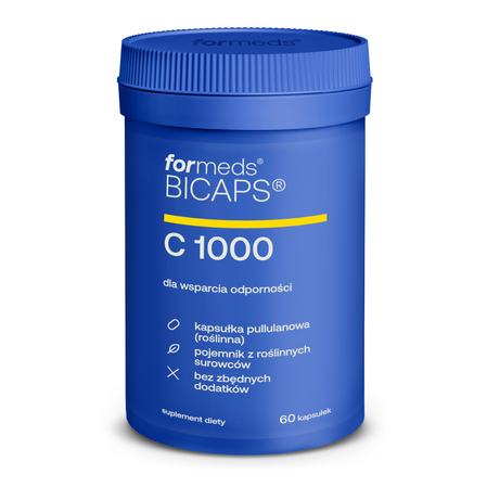 Zestaw mix Formeds Bicaps: 1x C 1000 Witamina C 60 kaps.i 1x ADEK Kompleks witamin 60