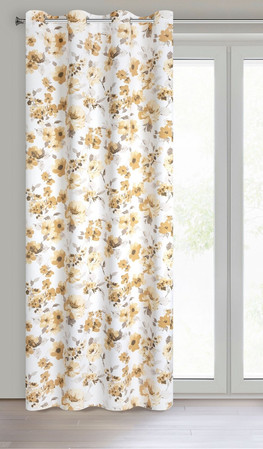ZASŁONA GOTOWA CAREN 140 X 250 CM BIAŁY