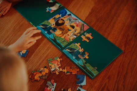 Mudpuppy Puzzle magnetyczne 2w1 Safari & dżungla 20 elementów 4+