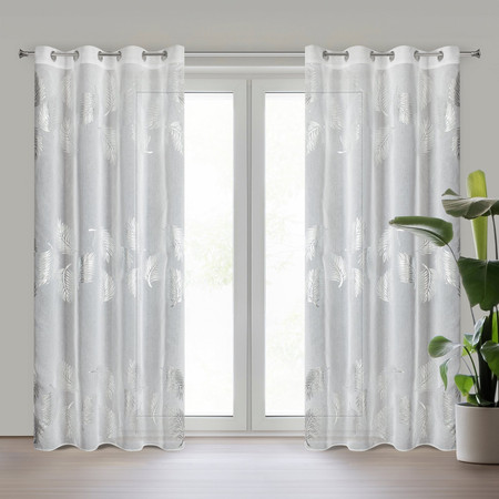 Firana 140 x 250 cm  FIR/IDALIA/B+SRE 140X250 PRZEL