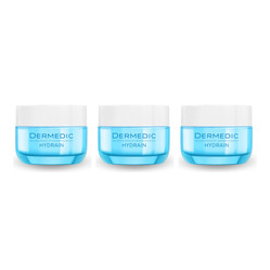 Zestaw: 3x Dermedic HYDRAIN krem-żel ultranawilżający 50 ml