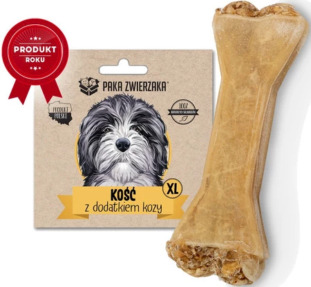 PAKA ZWIERZAKA Kość z dodatkiem Kozy XL 17cm