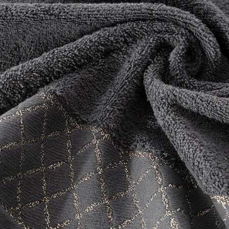 Ręcznik Layla (05), 50 x 90 cm, Stalowy