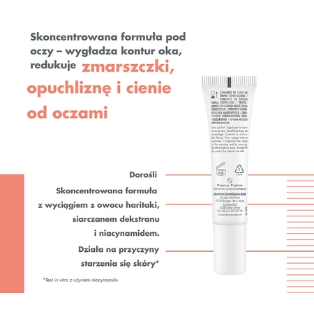 Avène Hyaluron Activ B3 Krem pod oczy o potrójnym działaniu korygującym 15 ml