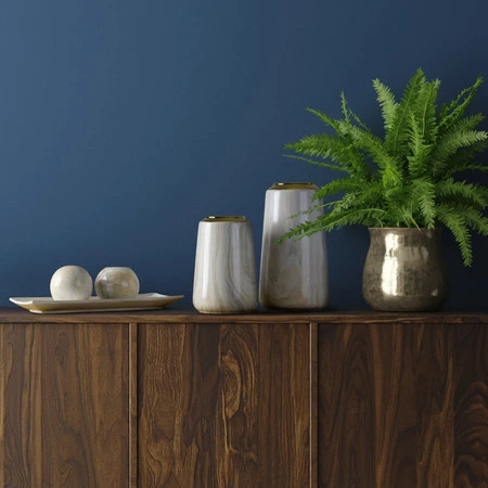 WAZON DEKORACYJNY ALIANA (03) O 14 X 31 CM BEŻOWY