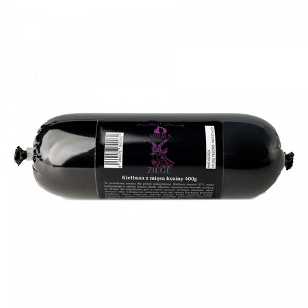 Zestaw 10x MIRALS Ziege - kiełbasa z mięsa koziny (400g)