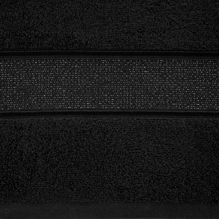 Ręcznik Liana (06), 50 x 90 cm, Czarny