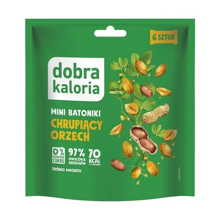 Mini batoniki  orzeszki & czekolada 108 g
