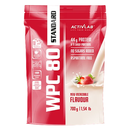 ACTIVLAB WPC 80 STANDARD odżywka białkowa 700g smak mleczna czekolada