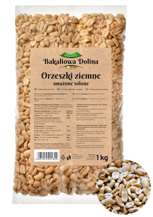 Bakaliowa Dolina Orzeszki ziemne solone 1kg