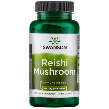 Swanson Reishi Mushroom 600 Mg - 60 kaps.