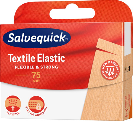 Salvequick, plaster tekstylny, 75 cm
