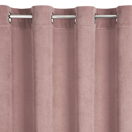 ZASŁONA GOTOWA ELIZA 140 X 250 CM PUDROWY RÓŻ