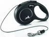 FLEXI NEW CLASSIC Smycz sznurowa XS / 3m czarna