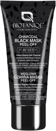 Biotaniqe, PureDetox,  Węglowa Czarna Maska Peel-Off, 50ml
