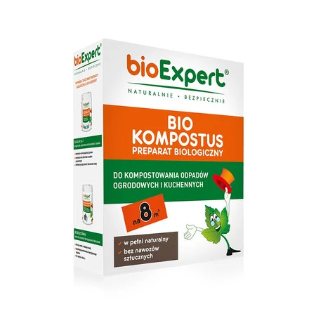 bioExpert, BIO Kompostus, Preparat biologiczny do kompostowania odpadów, 500 g