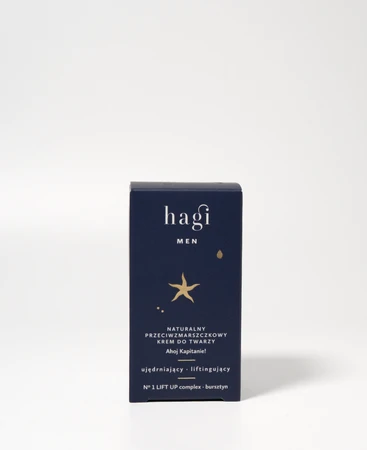 Hagi Men - Naturalny krem do twarzy przeciwzmarszczkowy Ahoj Kapitanie 50ml
