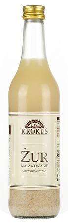 Krokus ŻUR NA ZAKWASIE NIEPASTERYZOWANY 480 ml
