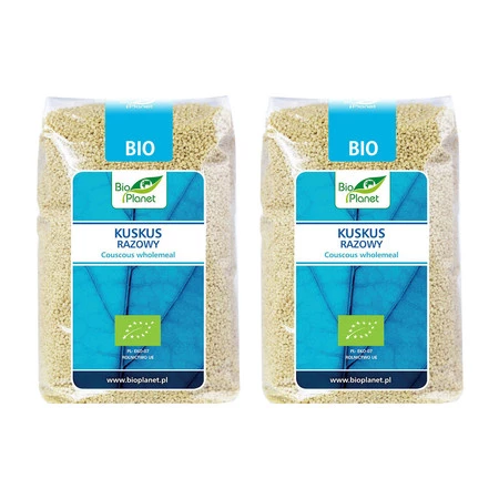 Zestaw 2x BIO PLANET Kus Kus razowy BIO 400g