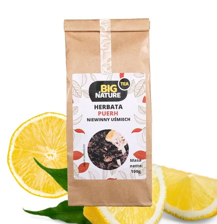Herbata PUERH NIEWINNY UŚMIECH 100g