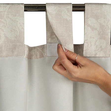 Zasłona gotowa Garden 15 na Szelkach 155 x 220 cm, Pudrowy